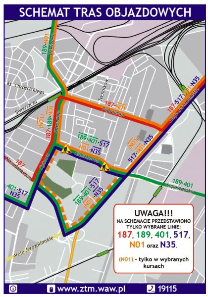 Remontują Kleszczową – zmiany w komunikacji