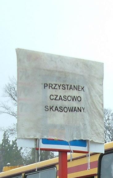 Uwaga! W piątek autobusy nie zatrzymają się na przystanku Żerań FSO 03