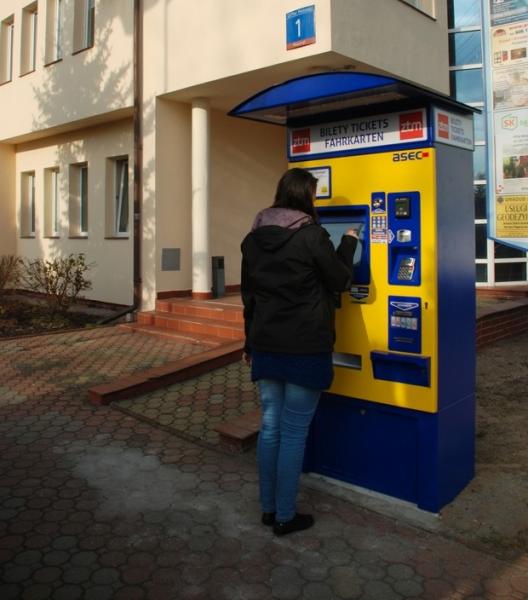 Kup bilet z automatu w Nieporęcie