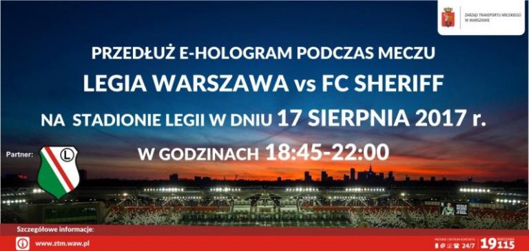 Wgraj e-hologram na stadionie Legii