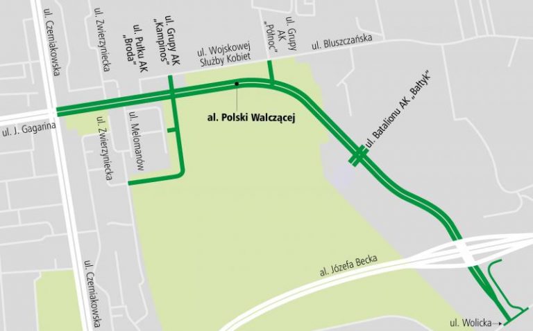 Al. Polski Walczącej – nowa ulica na Mokotowie