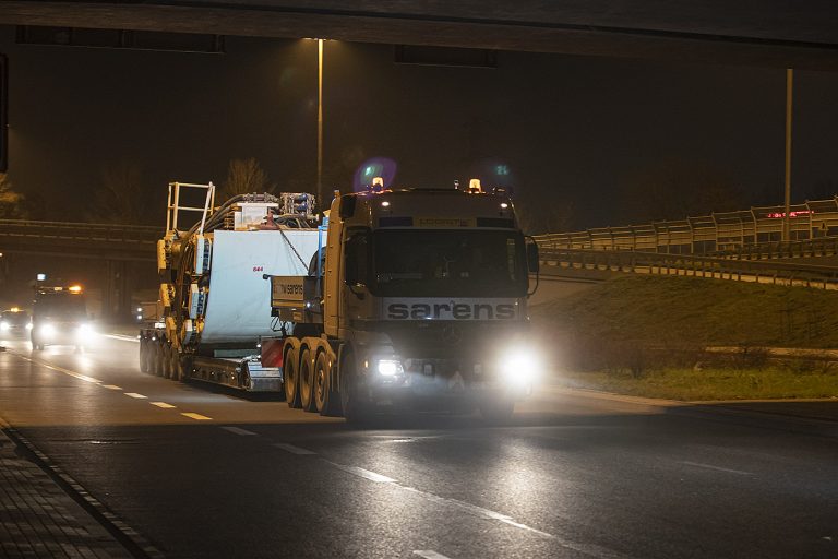 Pierwsze elementy tarcz TBM w drodze na Bródno