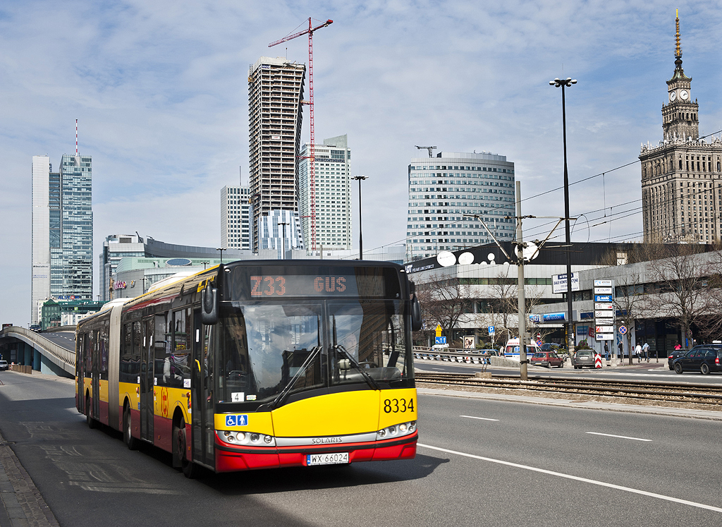 autobus linii zastępczej Z33