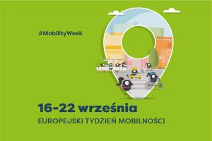 grafika promująca Europejski Tydzień Mobilności - 16-22 września