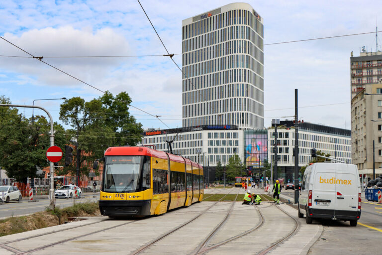 Sierpień bez tramwajów na Puławskiej – dalszy etap budowy trasy do Wilanowa