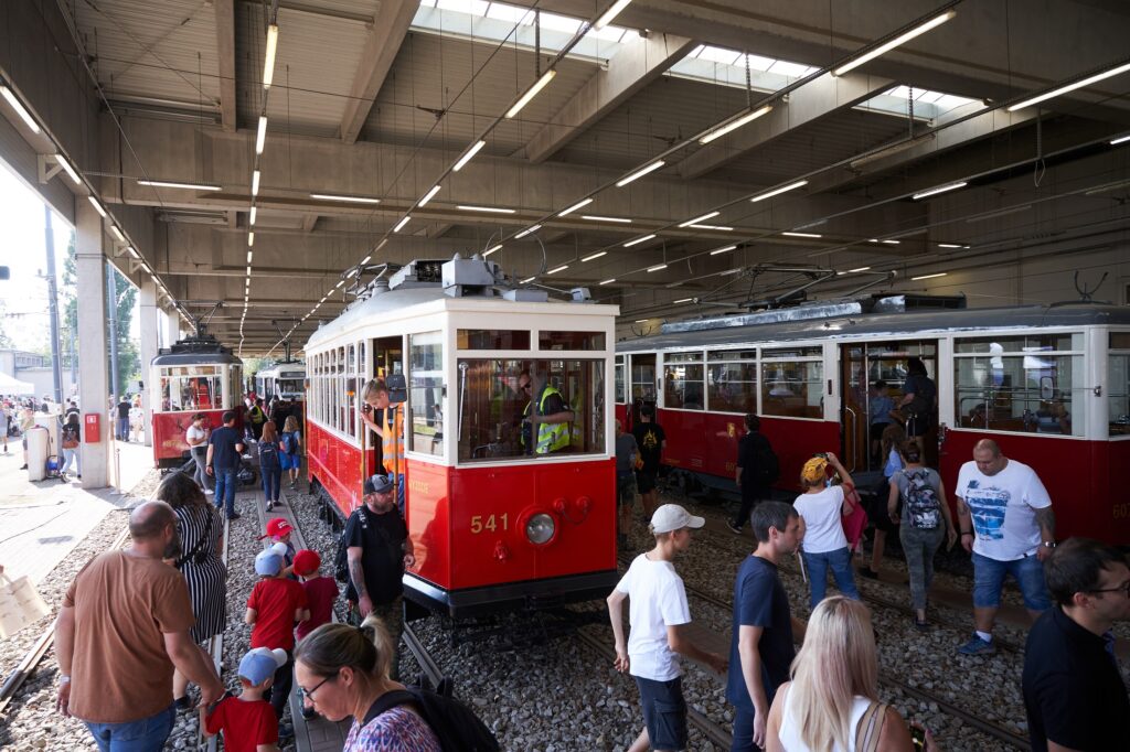 Zabytkowe tramwaje podczas Dni Transportu Publicznego