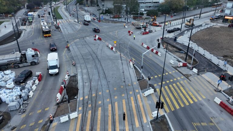 Tramwaj do Wilanowa – prace na ulicach Goworka, L. Waryńskiego i Puławskiej