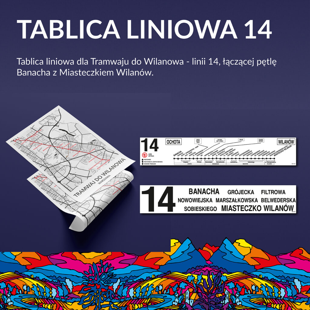 Plakat aukcji WOŚP tablica liniowa 14